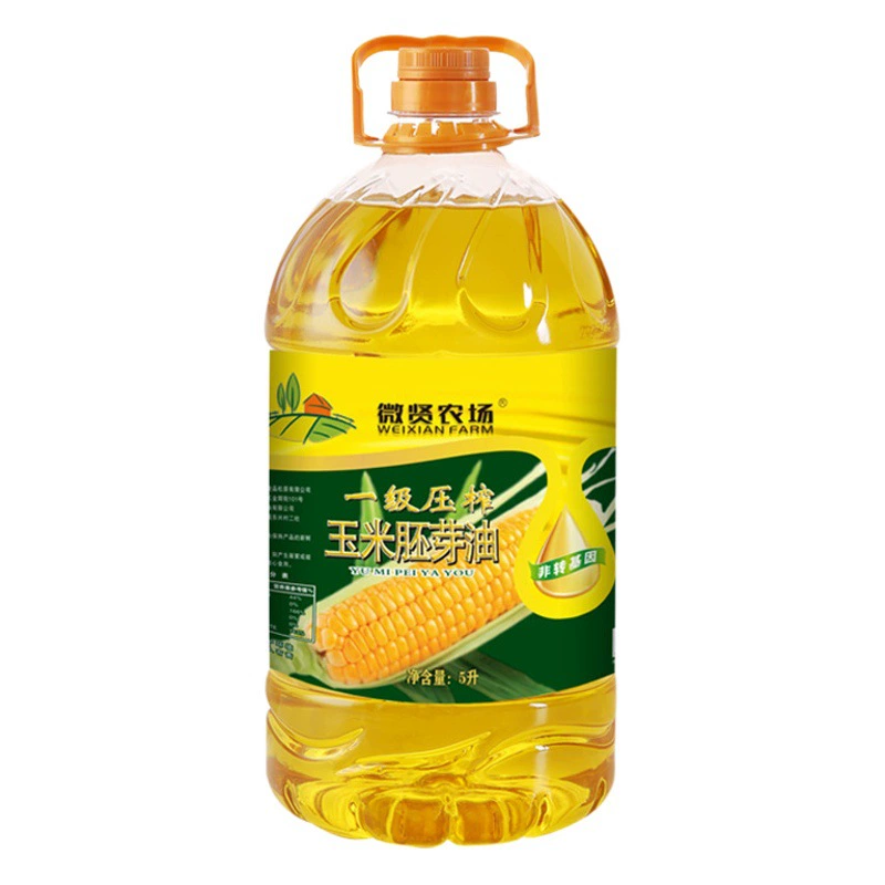Масло из кукурузных зародышей, кукурузное масло первого сорта, пищевое масло, 5 литров кукурузного масла, 5 литров высококачественного питательного и ароматного масла из северо-восточной зоны