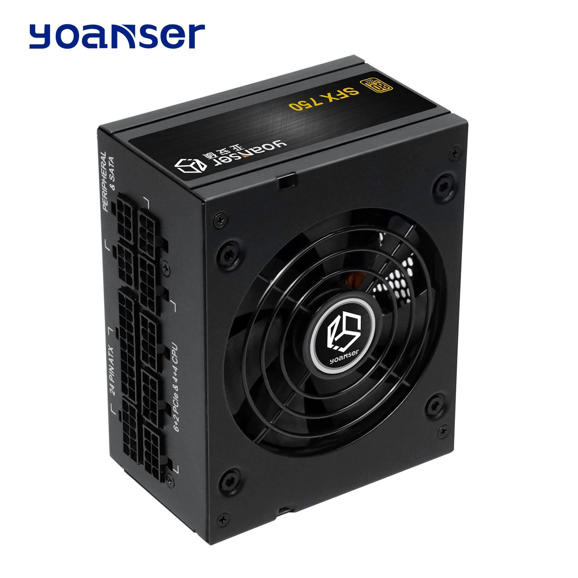 SFX 750W SFX золото награда полный модуль ITX мини настольный кросс-граница для ПК маленький блок питания