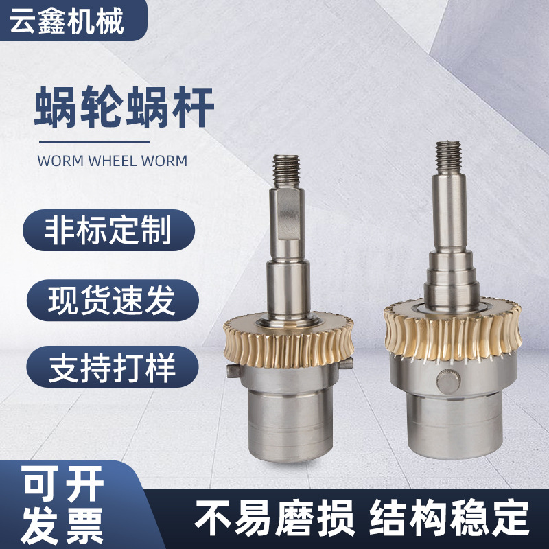 厂家供应青铜蜗轮蜗杆减速机配件非标制作  工业机械传动件批发