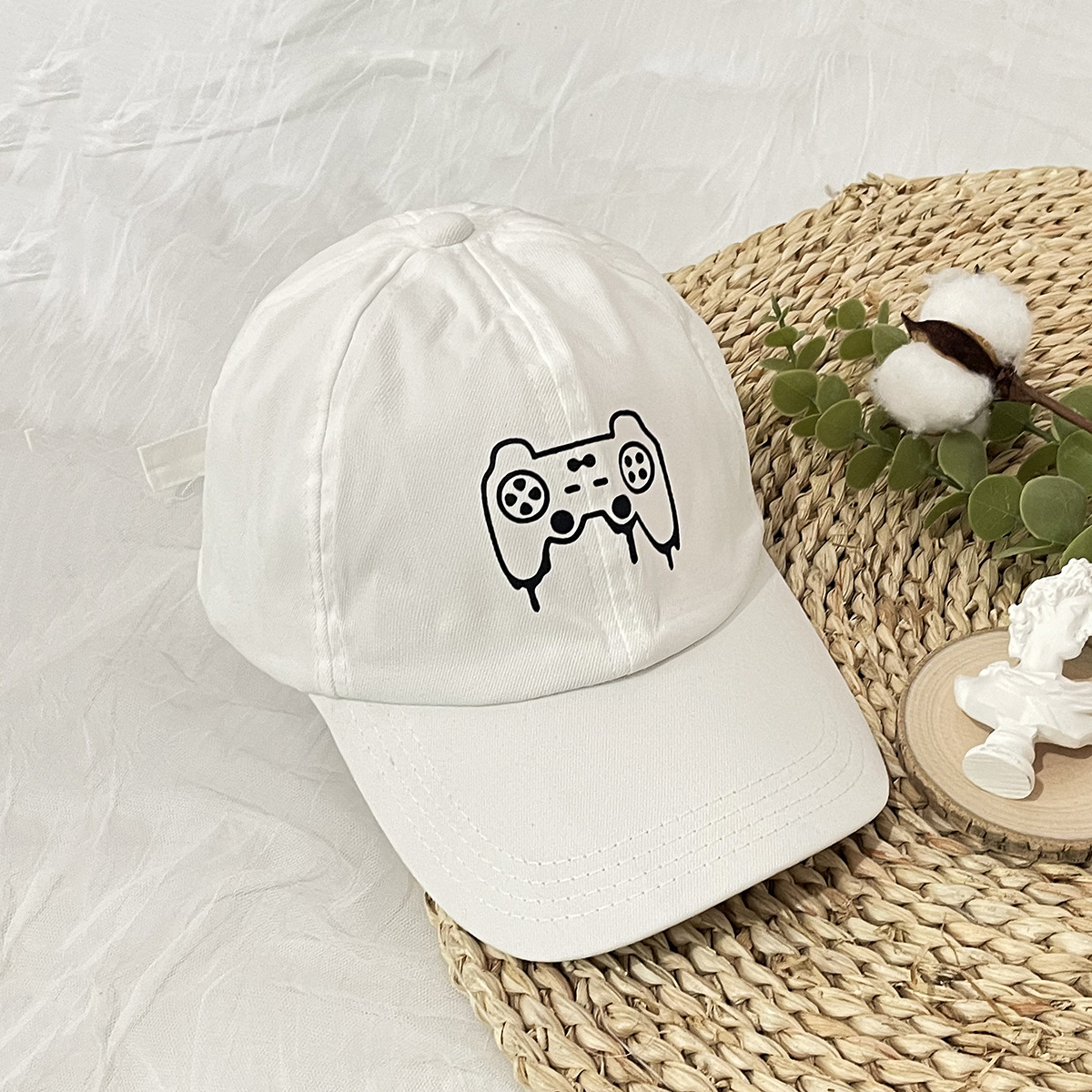 Unisex Casual ins Alle mode softtop gamepad gedruckt baseball kappe sport schatten_voghion.com