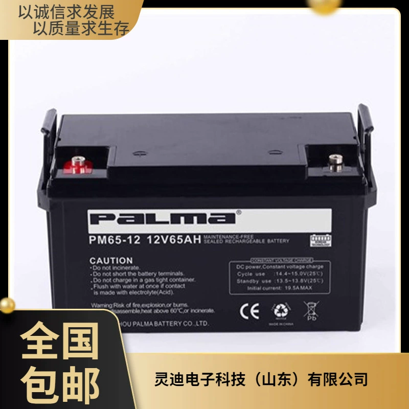 Свинцово-кислотная аккумуляторная батарея PM65-12 12V65AH постоянного тока UPS/EPS Блок питания связи