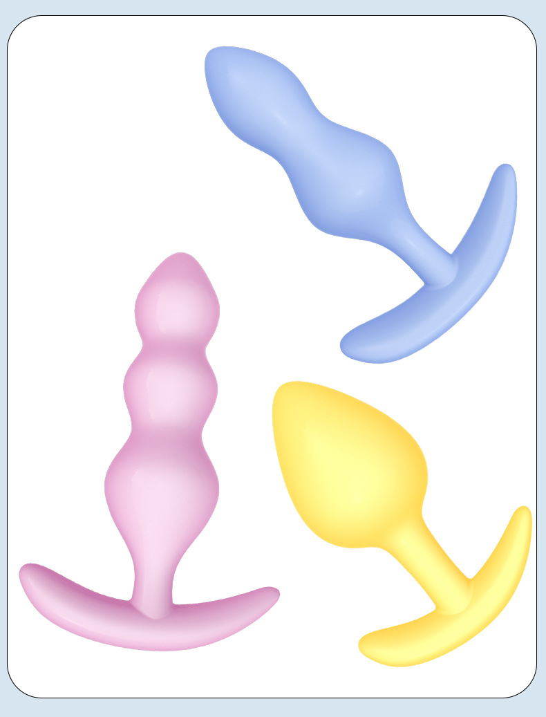 Jiuai Anal Plug for Men and Women, TPE Adult Anal Toy, Purple — detail image 22