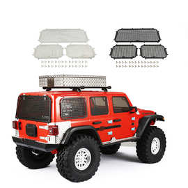 AXIAL SCX10 III JEEP金属立体车窗网 窗网 车窗金属改装件