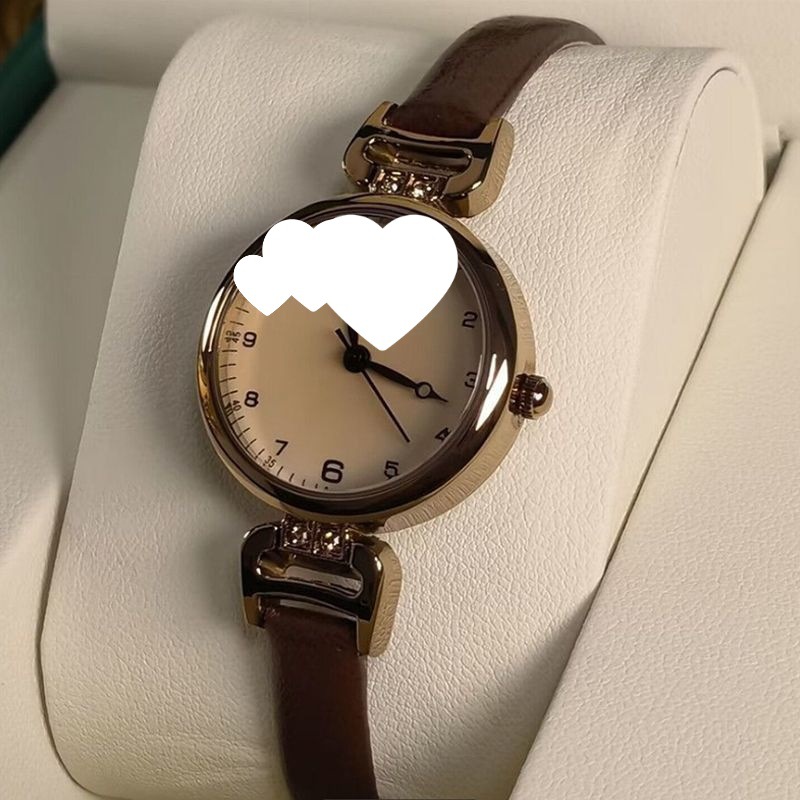 手表女款复古英伦风时尚简约学生ins高颜值小众轻奢小表盘石英表