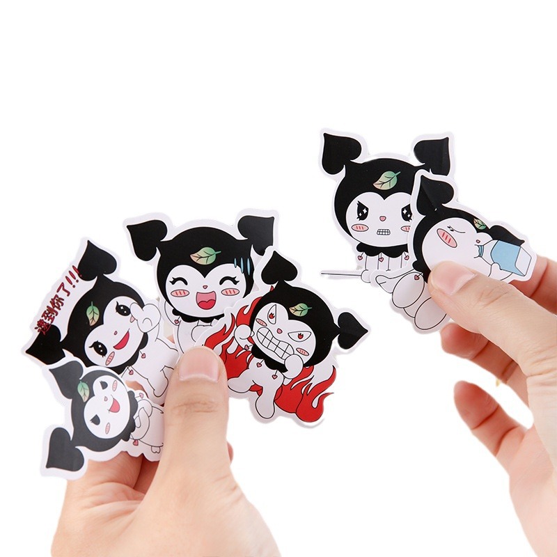 Lindo 60 dibujos animados Cool Yomi Graffiti Pegatinas Guitarra Cuaderno Maleta DIY Pegatinas impermeables Lote transfronterizo