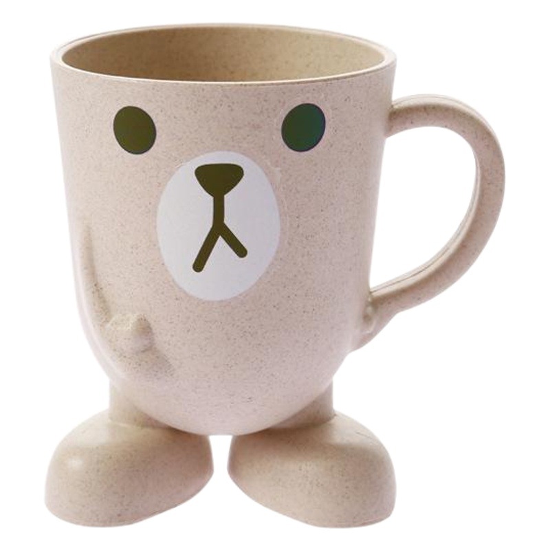 Taza de cepillado para niños lindos de dibujos animados taza de enjuague bucal taza de lavado para bebés taza de diente resistente a la caída taza de diente