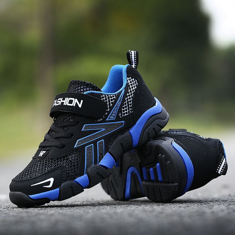 Breathable Mesh Running Shoes For Boys Lightweight Sports Trainers_voghion.com