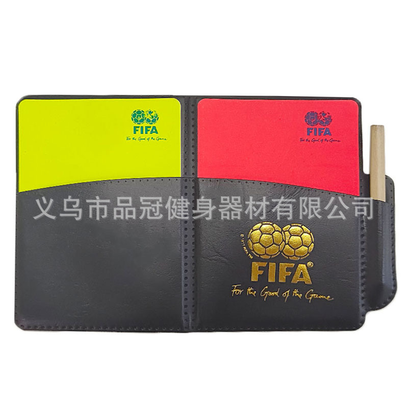 Árbitro de fútbol tarjeta roja y amarilla plegable tarjeta roja y amarilla árbitro tarjeta roja y amarilla Juego especial de fútbol tarjeta roja y amarilla