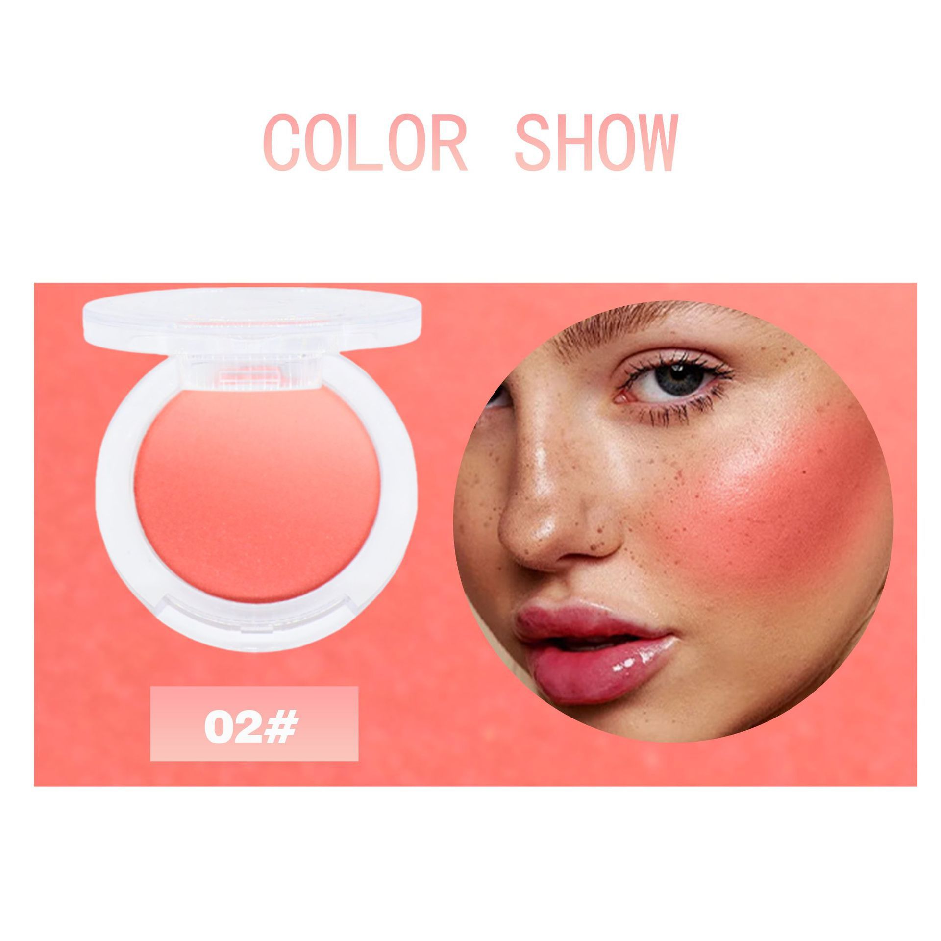 Palette contouring blush dégradée Dirty Tea Pink Nude naturel chaud Maquillage Beauté Pas Facile à Voler Poudre_voghion.com