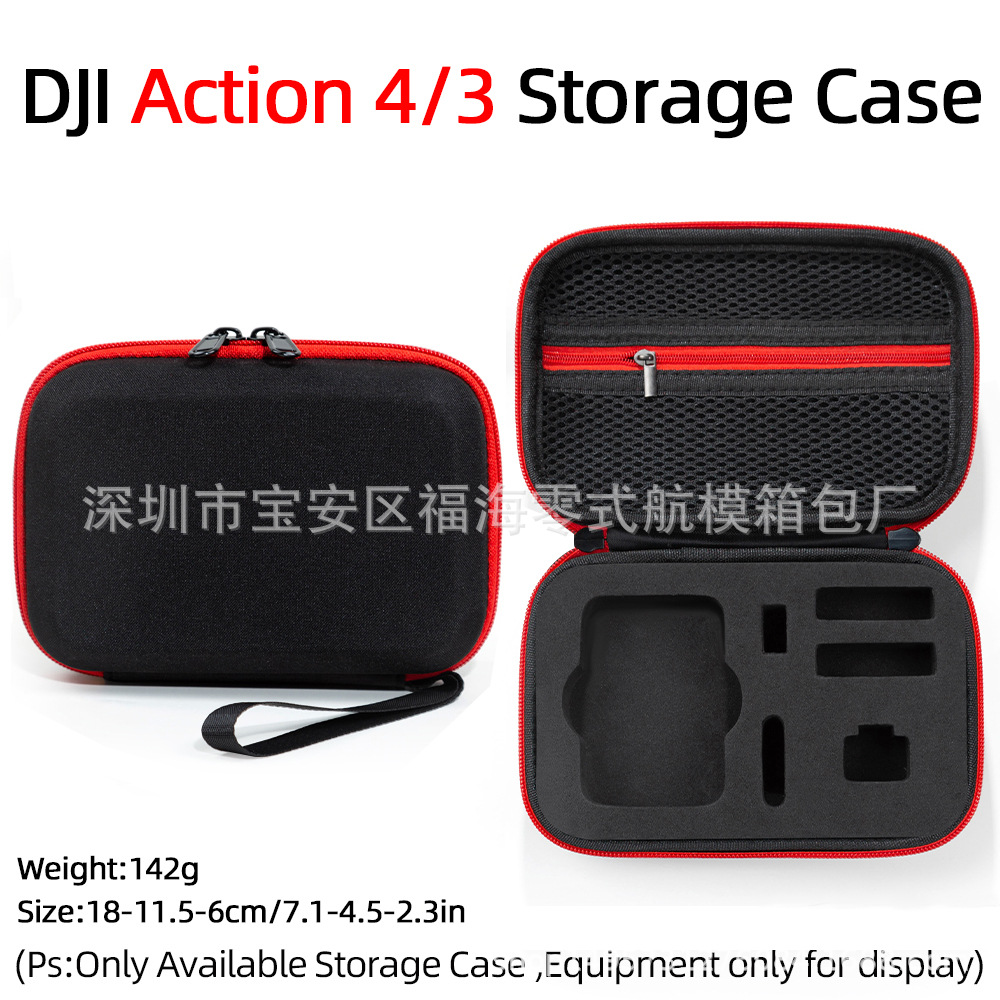 Aplicable a DJI Action 4 deportes bolsa de la cámara portátil DJI Action 4 bolsa de almacenamiento PTZ de mano