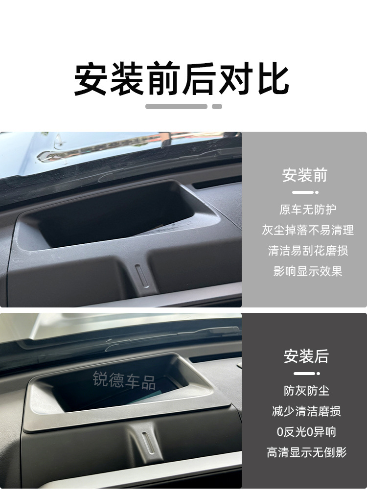 Haval Raptor Plus Head-Up Display Protective Cover Dashboard Hud Dust Cover Interior Protection Hud Protective Cover