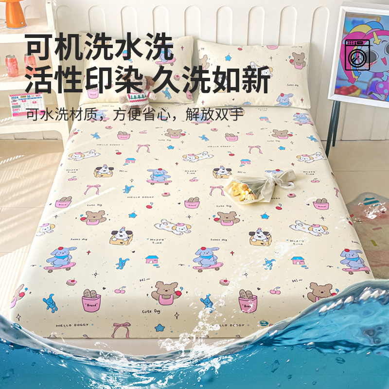 2025 nueva sábana de algodón pieza individual 100 funda de cama impresa de algodón dormitorio para niños 2025 nueva temporada universal 2