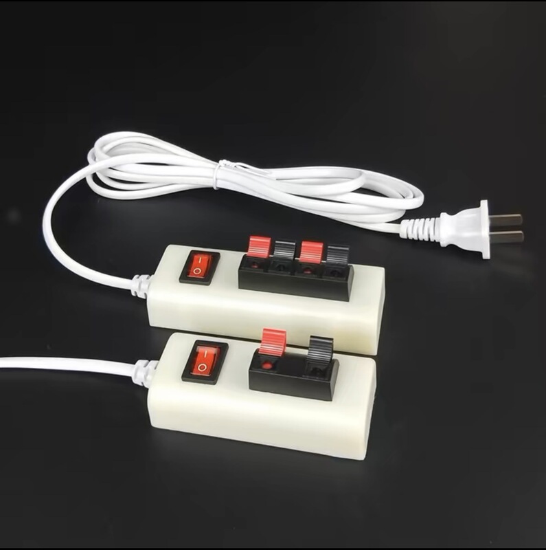 Lamp tester test clip bulb aging device led test clip two or four lamp rack quick test wiring clip