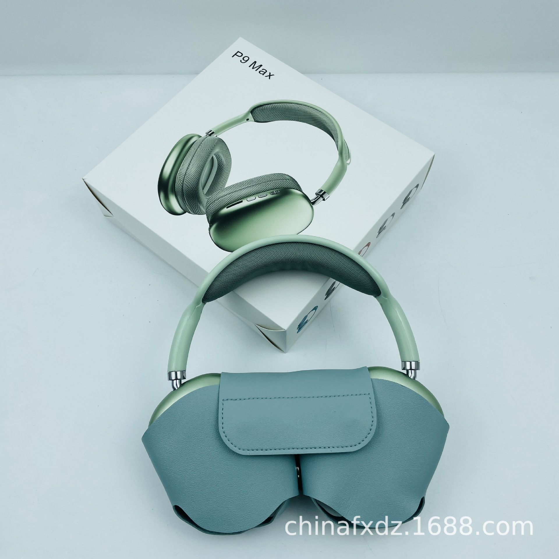 고급 그린 + 가죽 가방