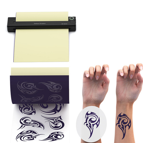 Mini Bluetooth Thermal Printer Office Printing Tattoo A4 Size Tattoo Printer Cross-border