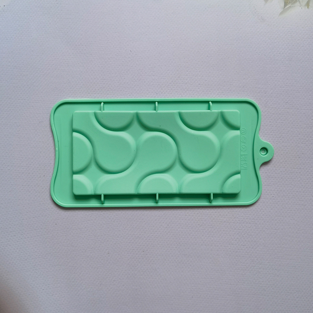 126 galletas de chocolate molde de silicona molde de postre pastel de cocina horneador Ma Green