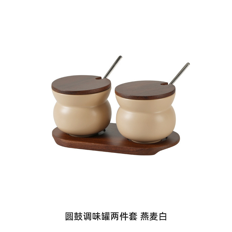 家庭用陶器調味料入れセット 調味料ボックス 調味料入れ 塩入れ 調味料ボトルセット Amazon|undefined