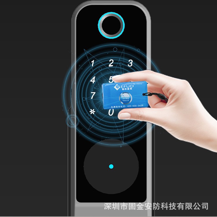 Sola prenda impermeable de la huella dactilar/contraseña/tarjeta de crédito/llave/Mini teléfono móvil temporal del programa password/TTLOCK encendido