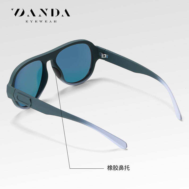 Lente polarizada TR de venta caliente transfronteriza S11113 Gafas de sol de tiro callejero para hombres de dos colores de moda Gafas de sol polarizadas para conducción al aire libre