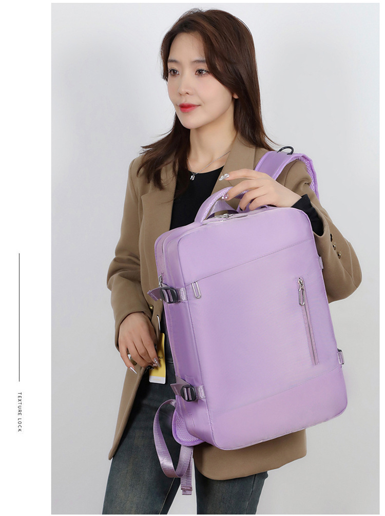 Cross-border wholesale casual business backpacks for men and women, high-end multi-functional computer bags, fashionable and simple travel backpacks undefined