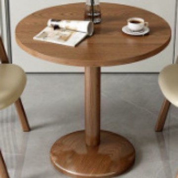 Simple y moderno ocio pequeño tipo de recepción mesa de negociación combinación de té de leche mesa de comedor de café mesa pequeña mesa redonda balcón