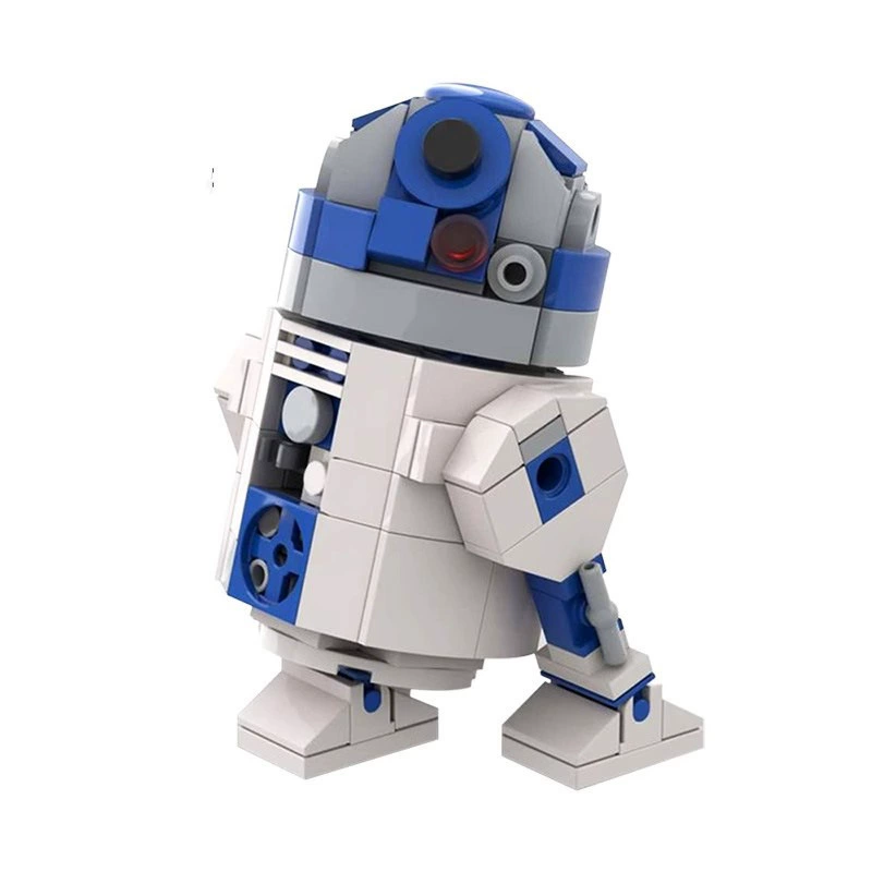 Строительный блок MOC, совместимый с LEGO 48008 Robot R2-D2. Трансграничная игрушка. Купить Block Puzzle Connection Creative.