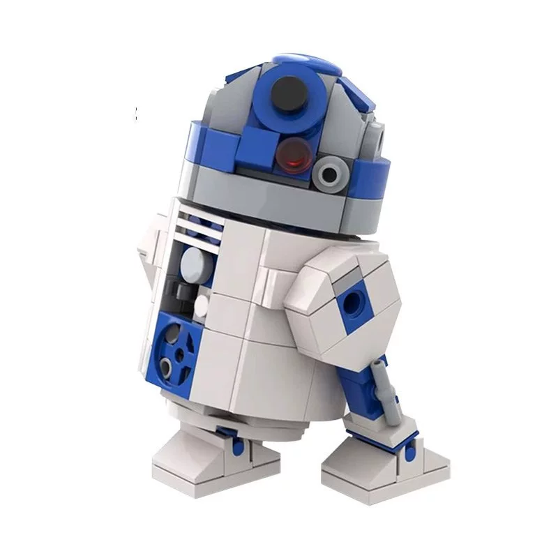 Строительный блок MOC, совместимый с LEGO 48008 Robot R2-D2. Трансграничная игрушка. Купить Block Puzzle Connection Creative.