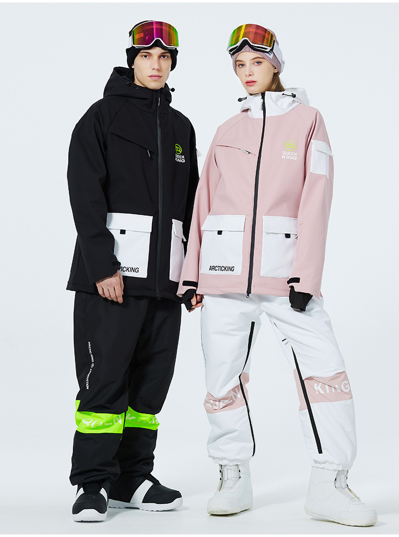 Herren Skianzug Set Warm Und Dick Für Snowboard Und Ski_voghion.com