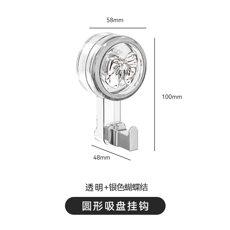Gancho de ventosa giratorio sin perforación, fuerte soporte de carga, vacío sin costuras, baño de cocina, baño, toalla, gancho adhesivo detrás de la puerta