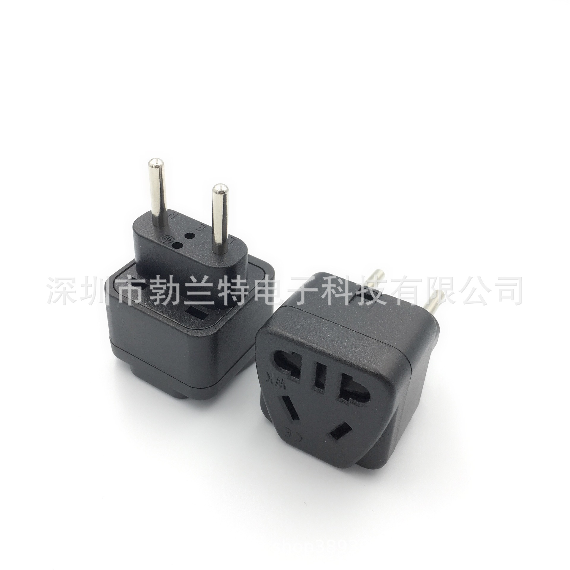 WK-9C新国标转欧洲旅游转换器 欧标嵌入式插座中东欧规家用转接头