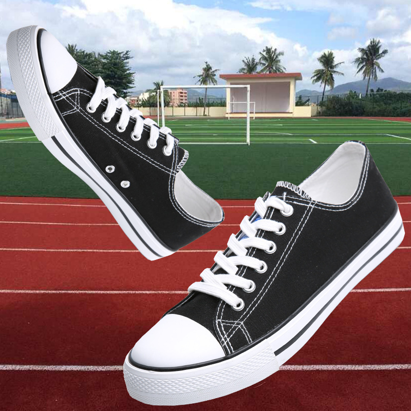 厨师鞋酒店工用鞋防滑工作鞋防滑橡胶底时尚休闲男女同款板鞋603