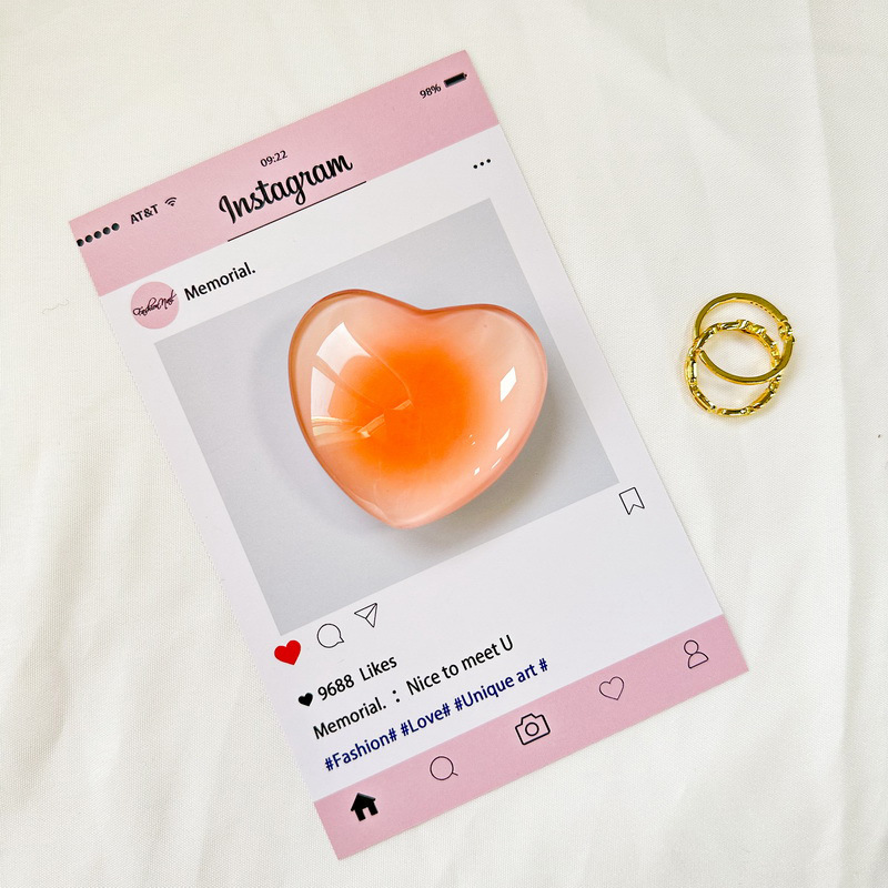 _0026_白支架-水晶玻璃爱心-橙点