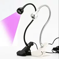 Трансграничный Специально для мини-маникюр UV клей для отверждения лампы фиолетового света с зажимом и переключателем лампа USB для многоцелевой