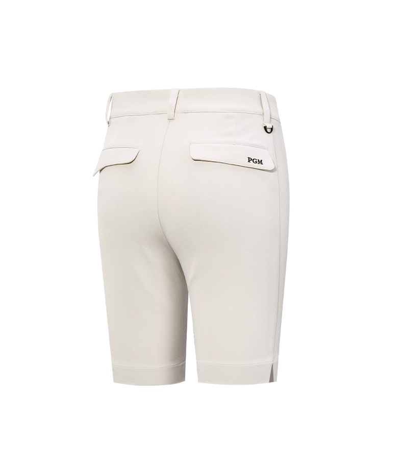 Quần short golf nữ PGM co giãn chống nước dài 5 tấc — KUZ129-màu xanh hải quân, KUZ129-màu trắng, KUZ129-Màu đen, KUZ129-Kaki chi tiết 18