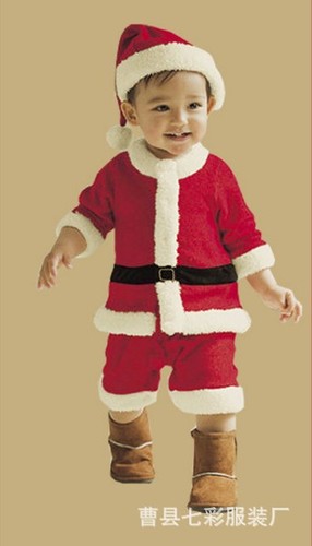 Christmas children's Christmas costumes for boys and girls Christmas stage costumes gold velvet Christmas suit