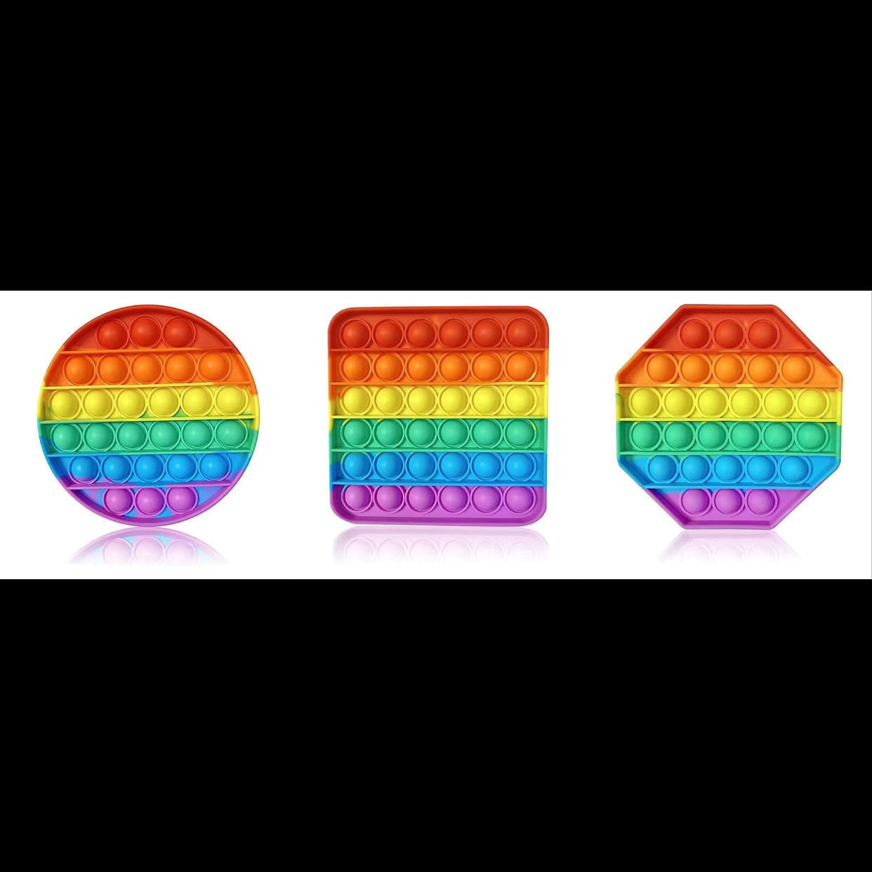 Arco Iris de los niños prensa música pellizco música descompresión artefacto descompresión juguetes educativos niños y niñas de silicona ratón asesino pionero