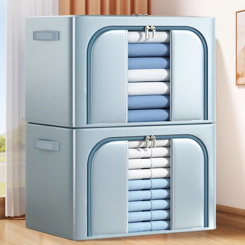 Wardrobe Storage Box for Home Use, Fabric Clothing Storage Box, Large Capacity, Extra-Large Organizing Basket, Storage Container