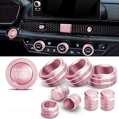 air outlet decorative ring — Other Automotive Interior Supplies - b-air-conditioning-outlet-navigation-start-powder-10-pieces