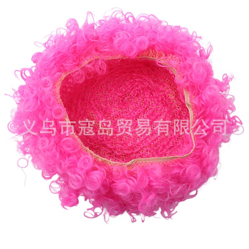Peluca Estilo Afro para Cosplay Seda Sintética Decorativo para Halloween image 5