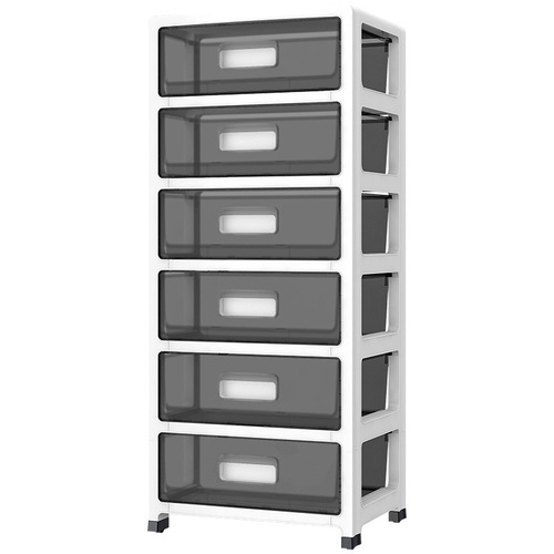 Office information file cabinet plastic transparent organizing cabinet under the table mobile storage cabinet thickened drawer storage cabinet