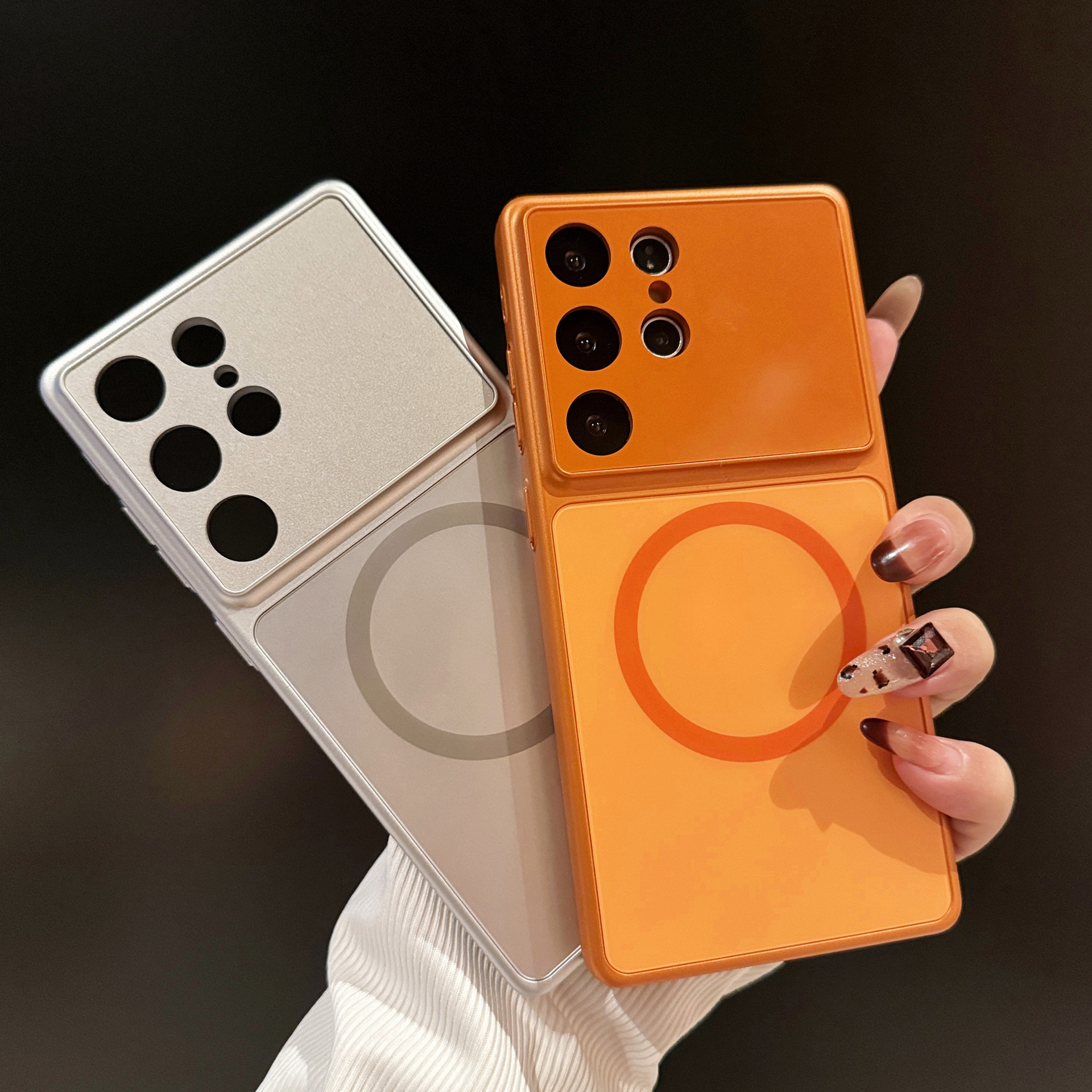 Suitable For Samsung S26Ultra Phone Case Corning Glass S25Ultra Shockproof S26 Magnetic Charging Protective Cover_voghion.com