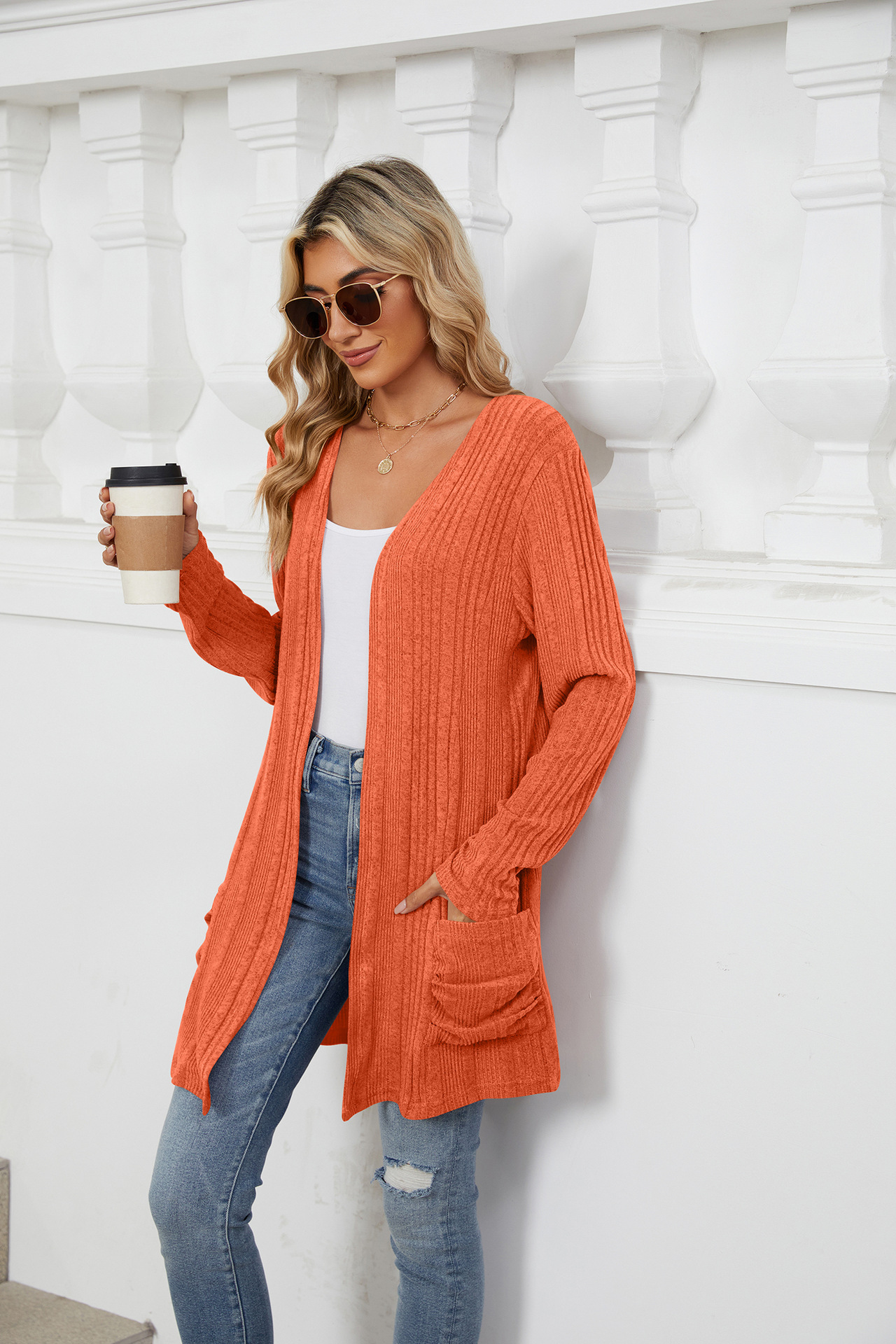 490g Weight Long Sleeve Sleeve Length Placket Placket Type Regular Sleeve Sleeve Type Nylon, Spandex, Polyester Fabric Type Long Top Length Cardigan Tops Type Holiday, Daily Occasion Collarless Neckline Regular Fit Fit Type Solid Color Pattern Winter, Autumn Season Women's Gender Casual, Elegant Style Wholesale Women's Casual Elegant Solid Color Long Sleeve Sweaters & Cardigans 36