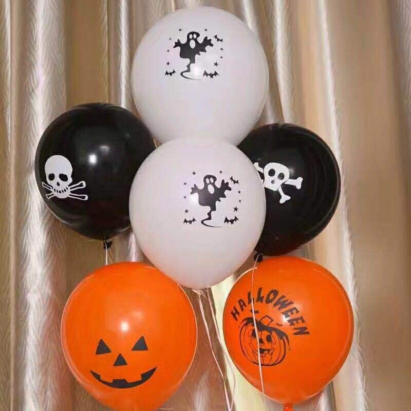 12インチハロウィーン風船美の海灯球カボチャ風船ラテックスパーティー装飾セットラテックス製品灯球|undefined