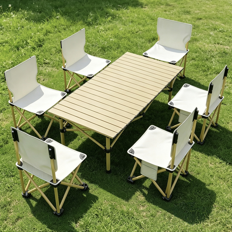 Outdoor Folding Table Lightweight Barbecue Picnic Table and Chair Set Night Market Stall Table Portable Camping Roll-Up Table Outdoor Folding Table Lightweight Barbecue Picnic Table and Chair Set Night Market Stall Table Portable Camping Roll-Up Table