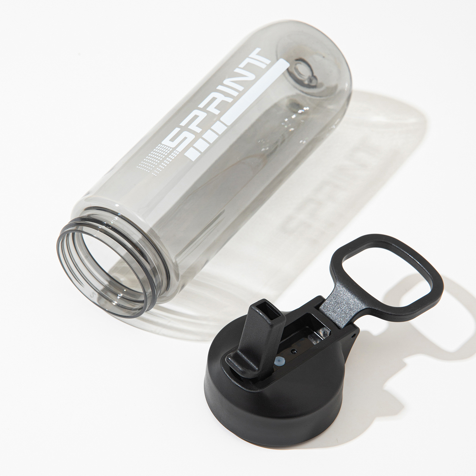 Nueva taza de agua de plástico de comercio exterior, hervidor deportivo portátil para hombres y mujeres, automóvil de verano, taza espacial simple de gran capacidad al aire libre