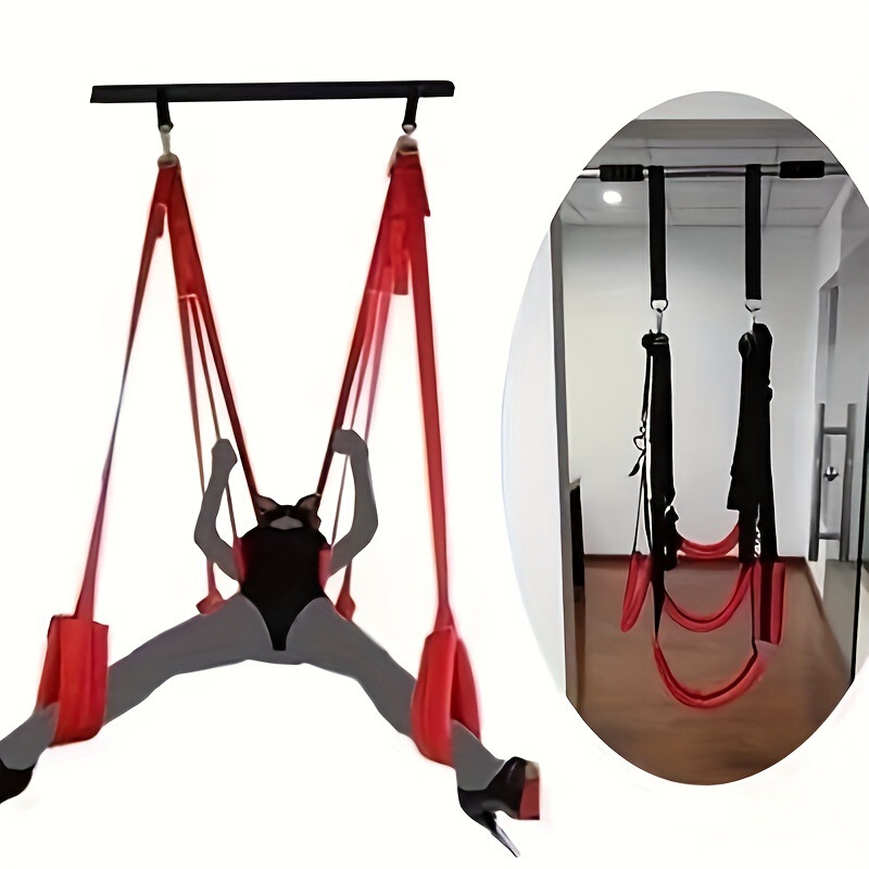 Toy Door-Mounted Swing with Cushioned Seat, Zero Gravity Sm Sex Chair, Couple's Furniture, Door-Hanging Couple's Erotic Furniture