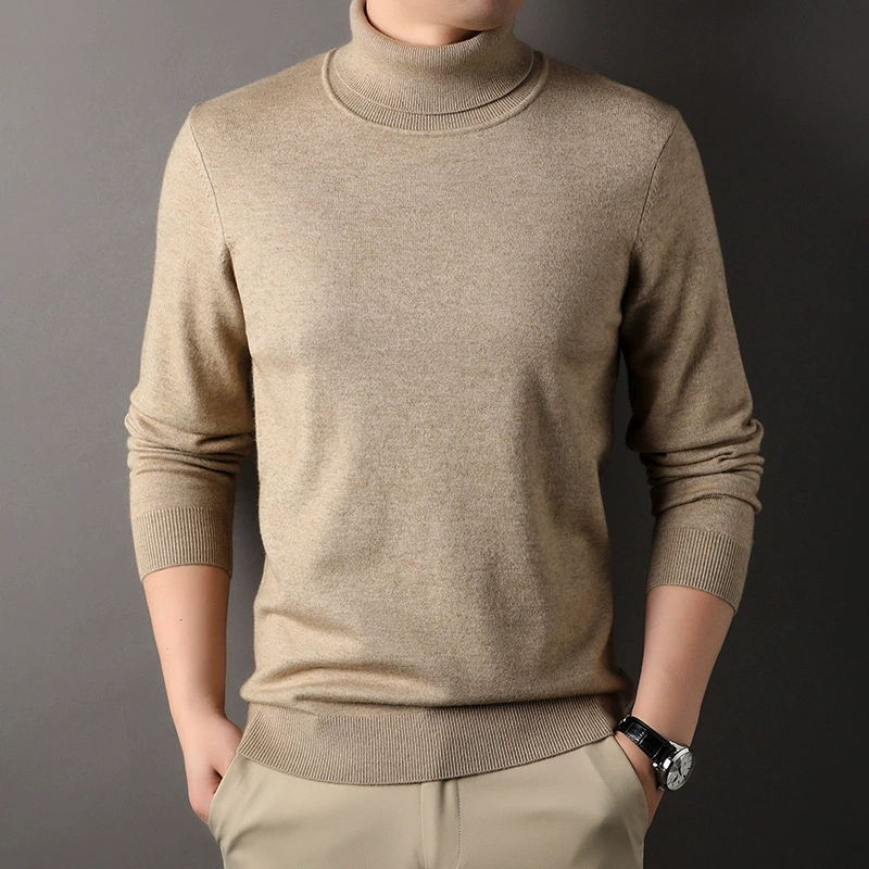 Juzhi 2024 Autumn and Winter New Half Turtle Collar Wool Fashion Basic Slim Fit Style Bottoming Shirt 6071