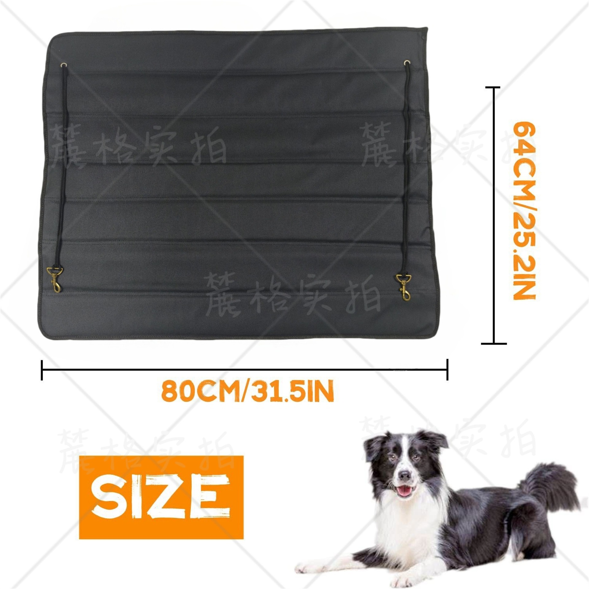 Universal car accessories trunk mat, bumper protection pad, foldable anti-collision and anti-dirt mat, pet trunk mat