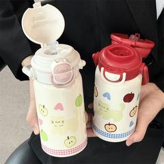 星球保温杯儿童可爱卡通ins女高颜值便携式提手316不锈钢居家水杯