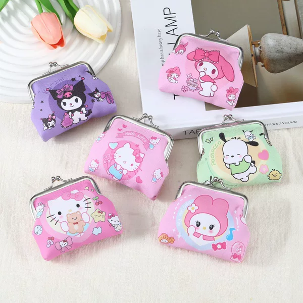 Cross-border Daifa Mini Cute PU Coin Bag Cartoon Mini Headset Storage Bag Portable Coin Bag Children's Gift